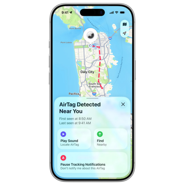 Smart Tracker Apple AirTag (1 Pack) 2026 Daruma White  photo 6