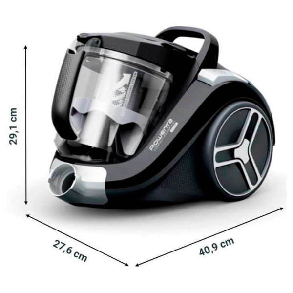 Aspirator Rowenta Compact Power XXL Black 900 W | Uscată | Container | 2.5 l photo 10