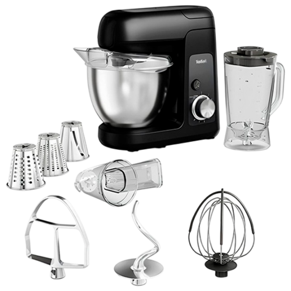 Robot de bucătărie Tefal QB522838 Black 1100 W, Mecanic, Numărul de viteze: 8 photo 1