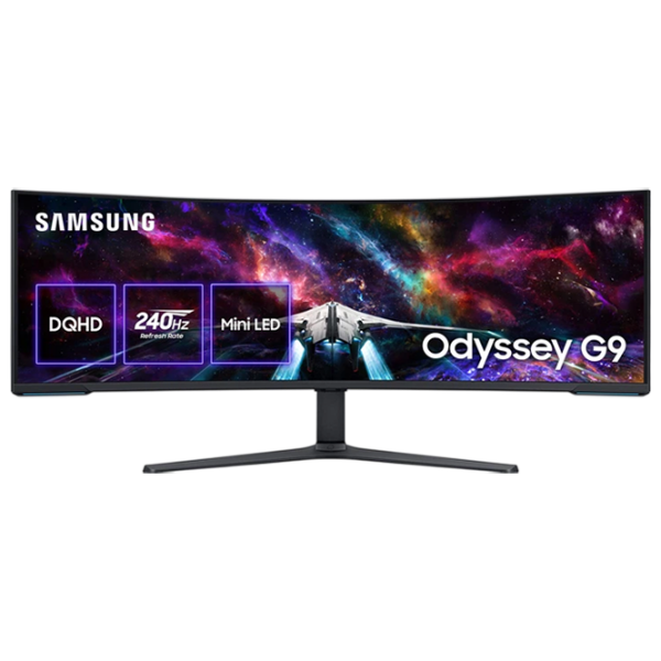 Monitor Samsung Odyssey Neo G9 G95NC Black 57" Dual UHD VA miniLED photo 1