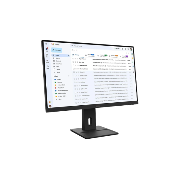 Monitor Lenovo E27-40 Black 27" Full HD IPS WLED photo 2