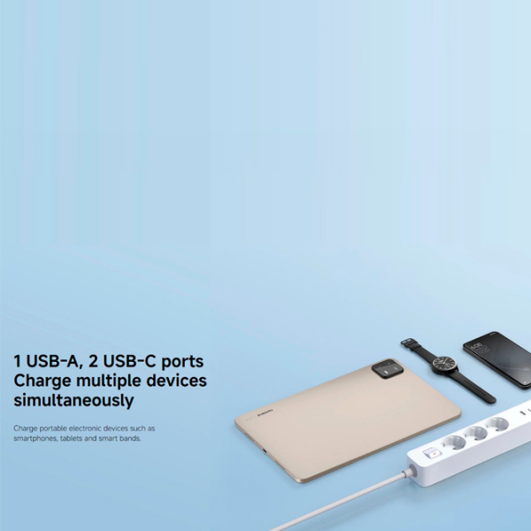 Удлинитель Xiaomi Power Strip 1.4 м Белый  photo 8