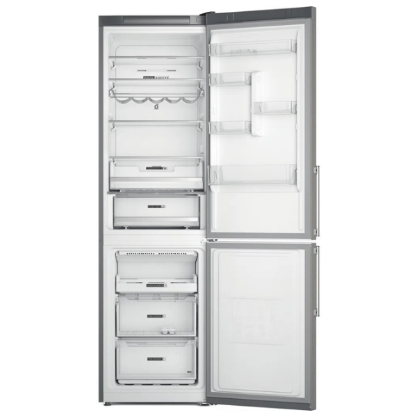 Frigider Whirlpool W7X 93T OX H Silver 263l / No Frost, 104l / No Frost, D photo 4