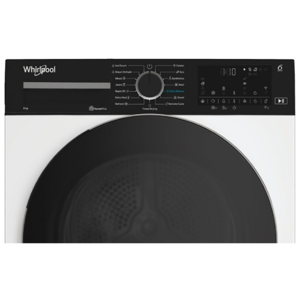Mașină de uscat rufe Whirlpool WP C8 WBS EE White 8 kg, C photo 5