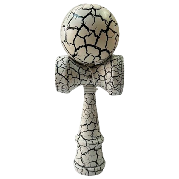 Kendama KROM Classic White Crackle Для детей, 5+ photo 1