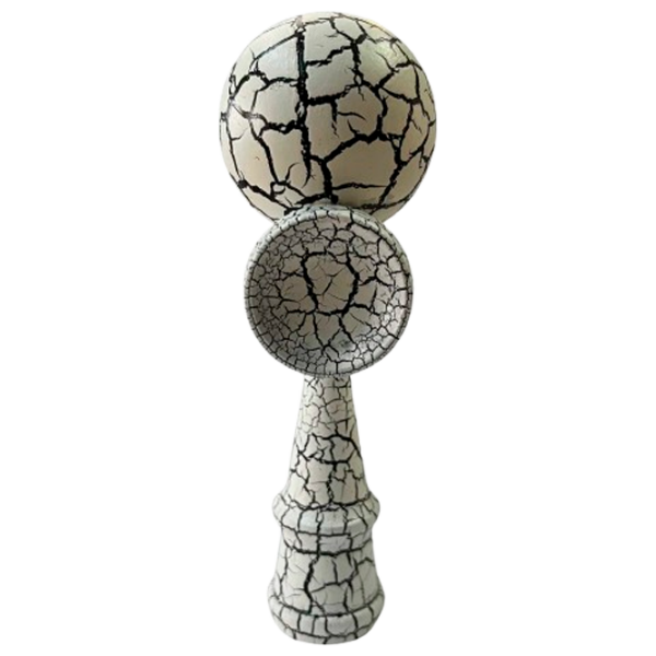 Kendama KROM Classic White Crackle Для детей, 5+ photo 3