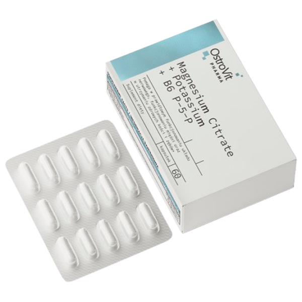 Supliment alimentar OstroVit Citrate+Potassium+B6 P-5-P   60 photo 2