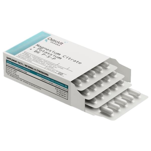 Supliment alimentar OstroVit Citrate+Potassium+B6 P-5-P   60 photo 3