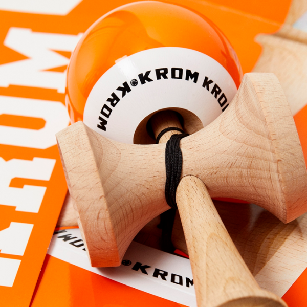 Kendama KROM Classic Оранжевый Для детей, 5+ photo 4