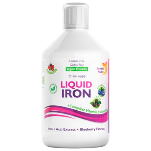 Supliment alimentar Swedish Nutra Liquid Iron    photo 1