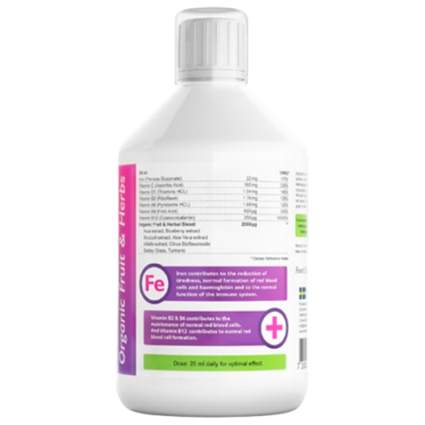 Supliment alimentar Swedish Nutra Liquid Iron    photo 2
