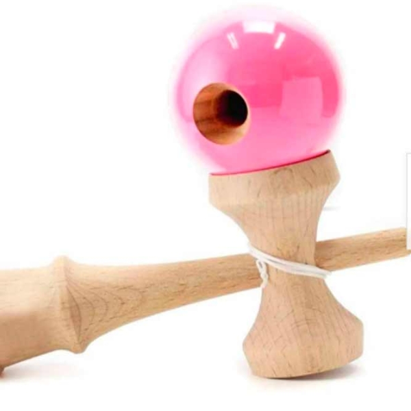 Kendama KROM Classic Розовый Для детей, 5+ photo 4