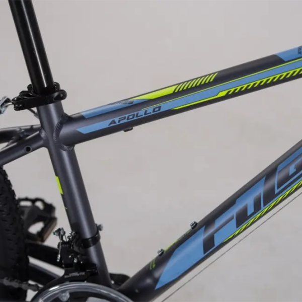 Bicicletă Fulger Apollo 26 26" 13" Blue Yellow  /  photo 2