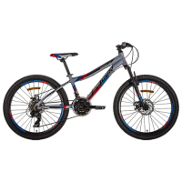 Bicicletă Fulger Neptun 24 24" 12.5" Gray Blue Aluminiu / 