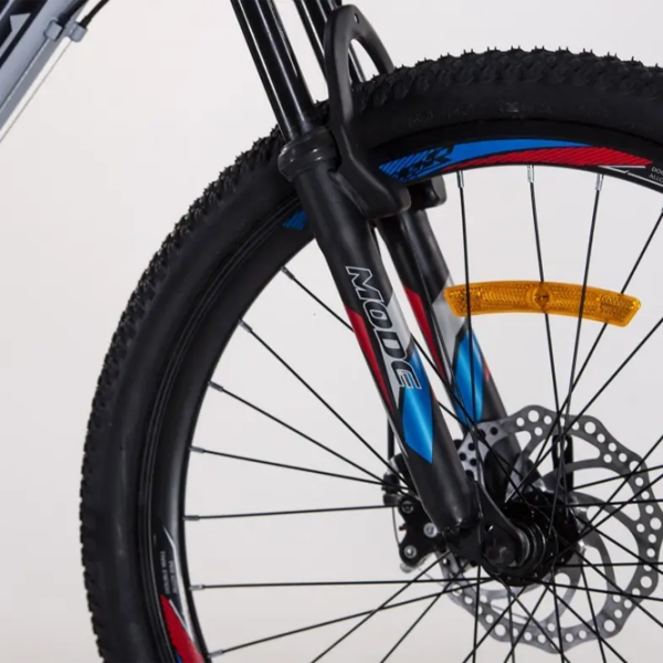 Bicicletă Fulger Neptun 24 24" 12.5" Gray Blue Aluminiu /  photo 4