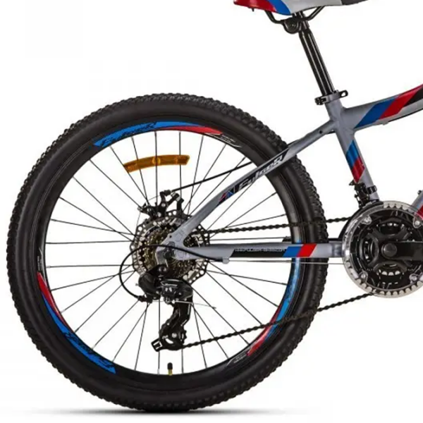 Bicicletă Fulger Neptun 24 24" 12.5" Gray Blue Aluminiu /  photo 7