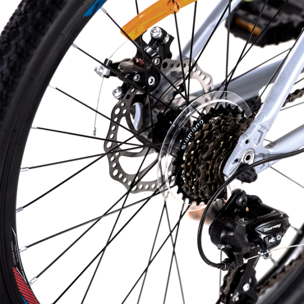 Bicicletă Fulger Neptun 24 24" 12.5" Gray Blue Aluminiu /  photo 10