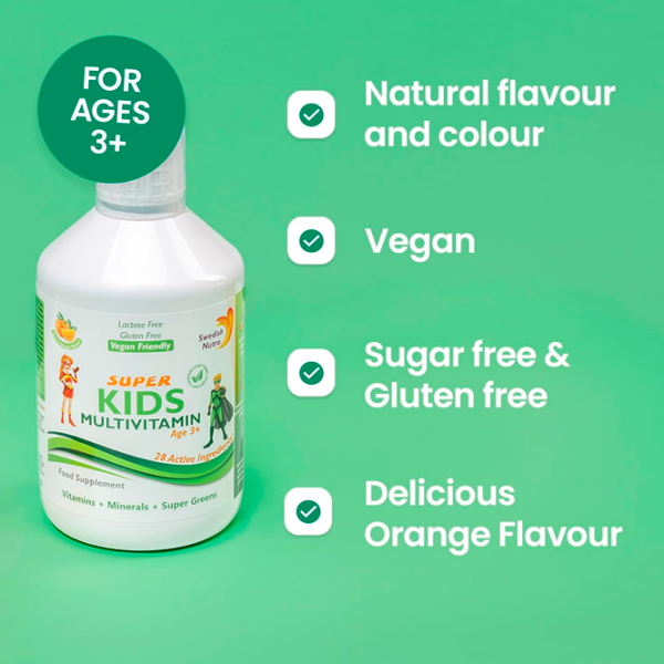Пищевая добавка Swedish Nutra Super Kids Multivitamin    photo 5