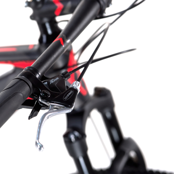 Bicicletă Fulger Jupiter 29 29" 17.5" Black Red Aluminiu /  photo 4