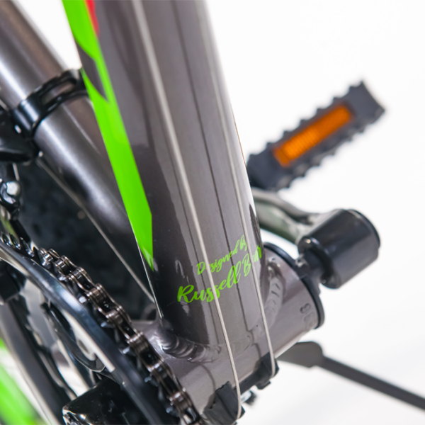 Bicicletă Fulger Apollo 24 24" 12" Gray Green Aluminiu / Pentru copii photo 6