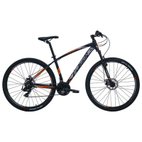 Bicicletă Fulger Uranus 29 29" 18" Black Orange Aluminiu / 