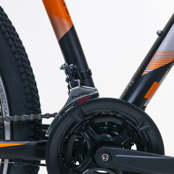 Bicicletă Fulger Uranus 29 29" 18" Black Orange Aluminiu /  photo 4