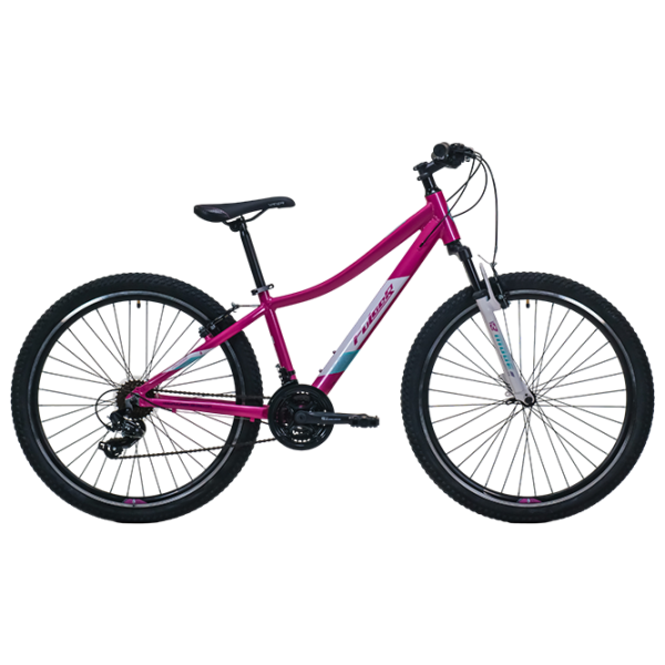 Bicicletă Fulger Venus 27.5 27.5" 16.5" Pink Black Oțel / Pentru adulți photo 1