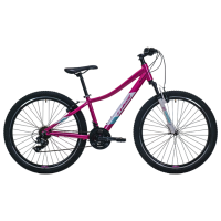 Bicicletă Fulger Venus 27.5 27.5" 16.5" Pink Black Oțel / Pentru adulți