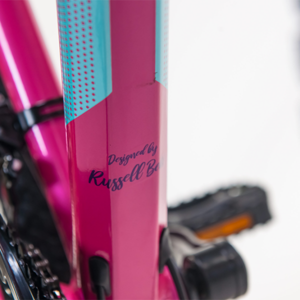 Bicicletă Fulger Venus 27.5 27.5" 16.5" Pink Black Oțel / Pentru adulți photo 6