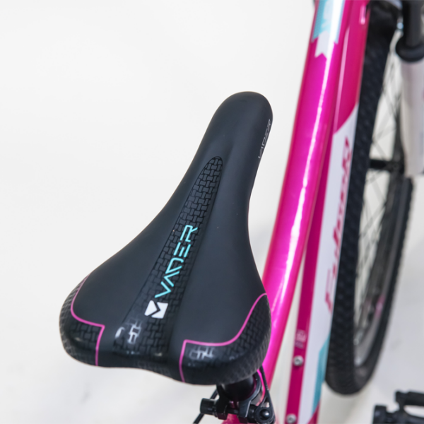 Bicicletă Fulger Venus 27.5 27.5" 16.5" Pink Black Oțel / Pentru adulți photo 8