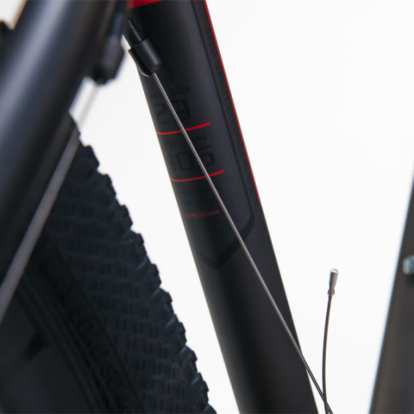 Bicicletă Fulger Phantom 29 29" Black Red Oțel /  photo 10