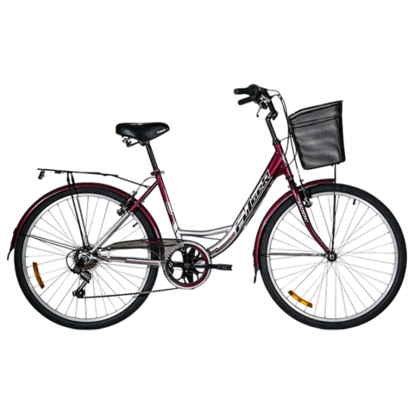 Bicicletă Fulger Street 1.0 26 26" 16.7' Red Gray  /  photo 1