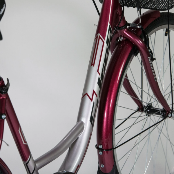 Bicicletă Fulger Street 1.0 26 26" 16.7' Red Gray  /  photo 5