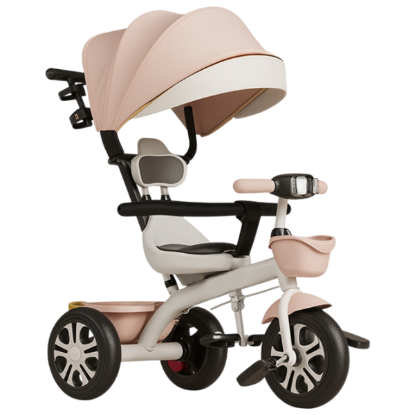 Трицикл 4Play Twist Light Pink  Сталь /  photo 1