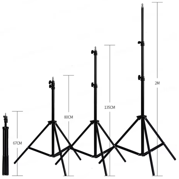 Trepied Light Stand 8807 Black Pe podea photo 5