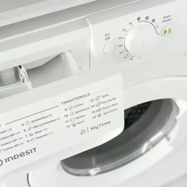 Mașină de spălat Indesit MTWA 91284 W EE White 9 kg, 1200 rpm, C photo 4