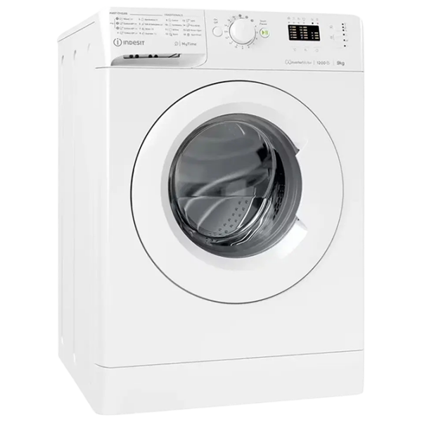 Mașină de spălat Indesit MTWA 91284 W EE White 9 kg, 1200 rpm, C photo 7