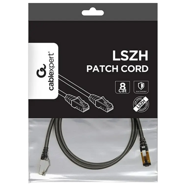 Кабель данных Cablexpert PP8-LSZHCU-BK-2M RJ-45 / RJ-45 Черный  photo 3