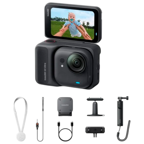 Cameră action Insta360 CINSABEA Black 50 MP / 1450 mAh / IP68 photo 1