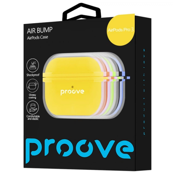 Чехол для наушников Apple AirPods Pro 3 (Air Bump) Светло пурпурный Proove, Силикон photo 2