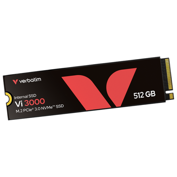 SSD Verbatim Vi3000 M.2 NVMe 512 GB Viteza de citire: 3100 MB/s,
Viteza de inscriere: 1300 MB/s photo 3