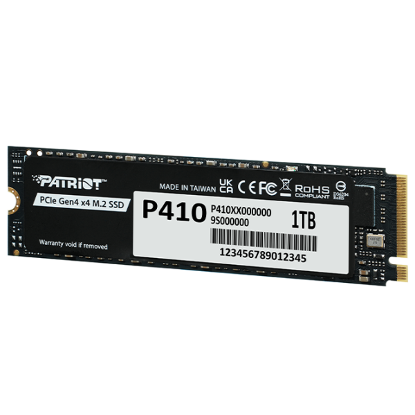 SSD Patriot P410 M.2 NVMe 1 ТБ Скорость чтения: 5000 Мб/с,
Скорость записи: 4500 МБ/с photo 5