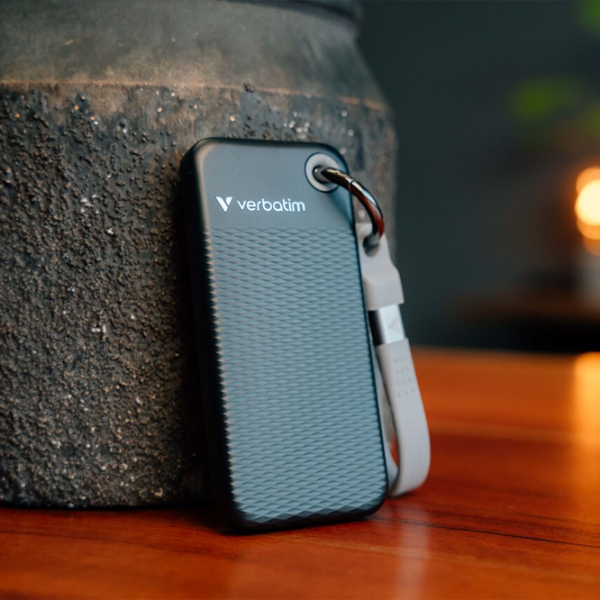 Unități de stocare externe SSD Verbatim Pocket 1 TB Black-Gray  photo 3