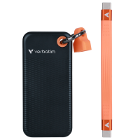 Unități de stocare externe SSD Verbatim Pocket 1 TB Black-Orange