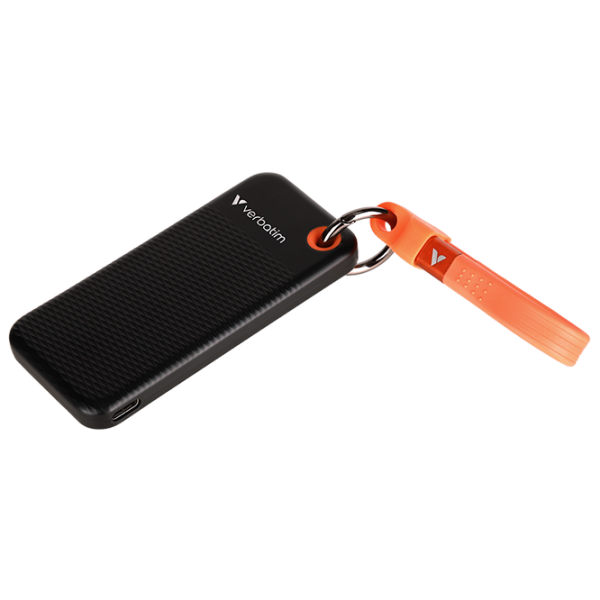 Unități de stocare externe SSD Verbatim Pocket 1 TB Black-Orange  photo 2