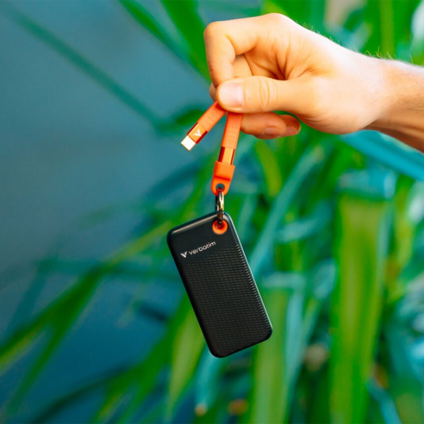 Unități de stocare externe SSD Verbatim Pocket 1 TB Black-Orange  photo 4