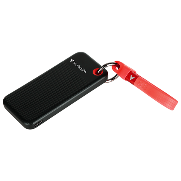 Unități de stocare externe SSD Verbatim Pocket 2 TB Black-Red  photo 2