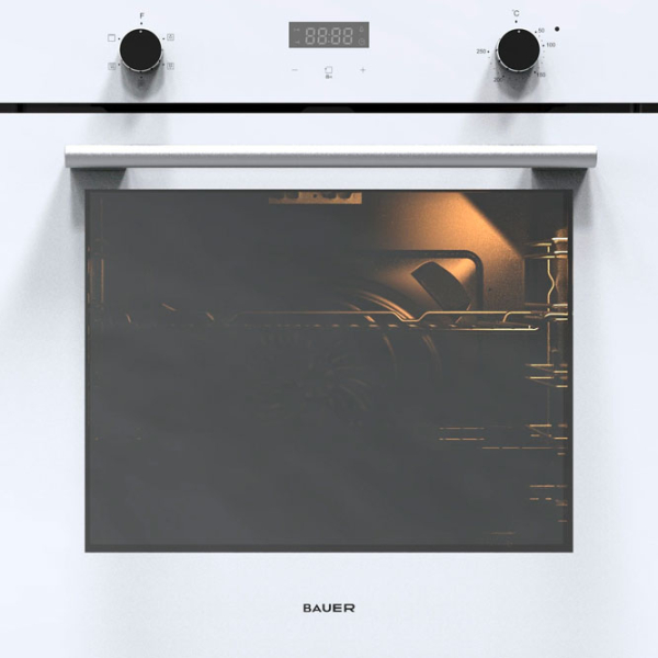 Cuptor încorporabil Bauer 7ED05-CDW White , 74 l photo 2