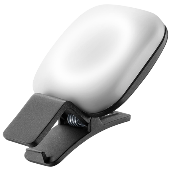 Фото cвет Cellularline Square Selfie Light Clip Пластик / Черный