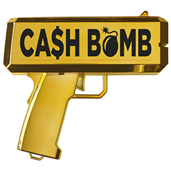 Jucărie interactivă Fantasy Cash Bomb Money Shooting Gun CASHBOMBH Gold Pentru copii, 6+ photo 2